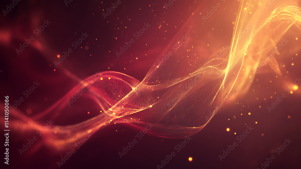 Poster digital background, can be used in the description of network abilities, technological processes, di