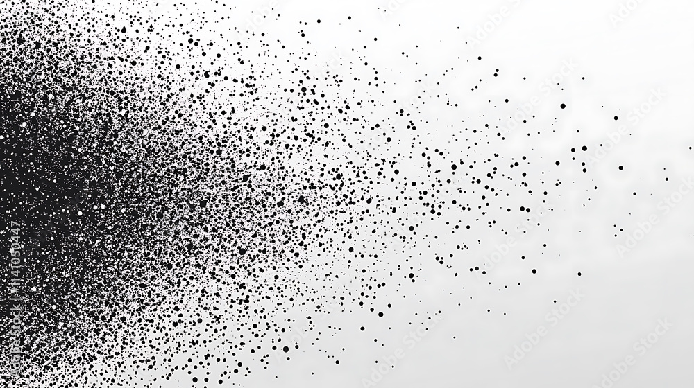 Aufkleber black and white grainy textured banner header backdrop with gradient noise