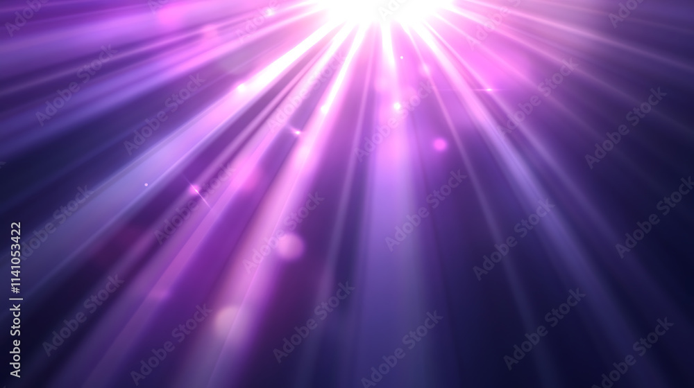 Aufkleber abstract purple blurred background with a gradient light rays and shadows