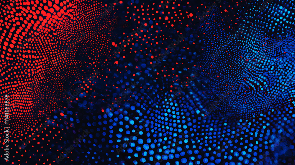 Poster abstract blue technology background with binary code 1 and 0