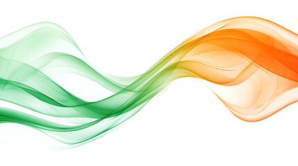 Abstract tricolor wave design