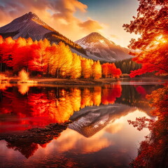 Autumn Vista and Fall Foliage