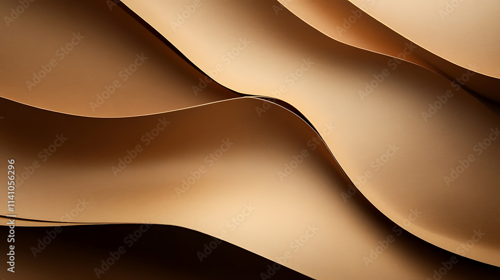 Poster brown paper texture background or cardboard surface from a paper box for packing, and for the design