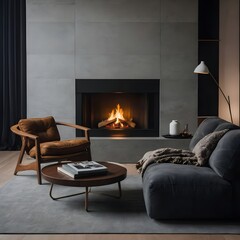 Minimalist Modern Fireplace