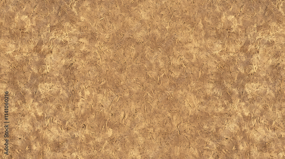 Poster background texture of seamless compressed wood particle board, made of tilable light brown pressed r
