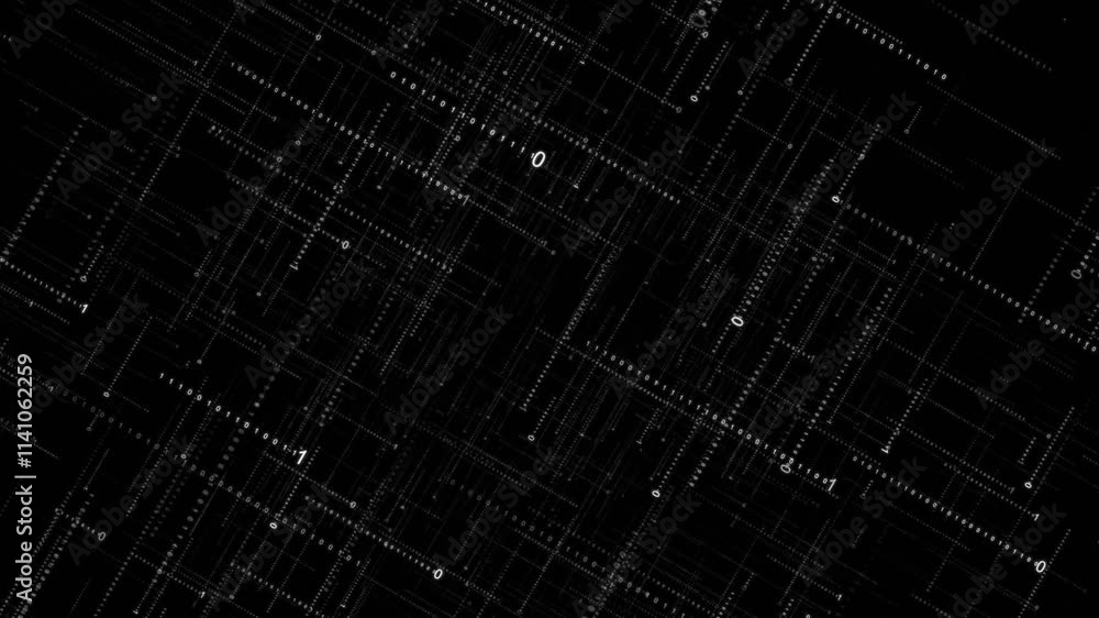 Aufkleber abstract tech finance fintech 3d background abstract pixel pattern. geometric figures dots business 