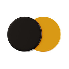 3D Icon of Shape Difference. 3D Illustration of Graphic Design Tools. Creative Idea. UI Design. Art and Creativity