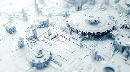 Abstract blue technology background with binary code 1 and 0