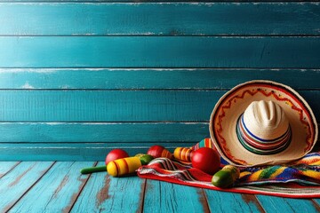 Fototapeta premium mexican holiday background