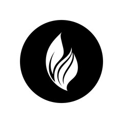 Leaf icon illustration