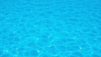 Obraz premium A beautiful blue water wave texture background resembling the ocean on a sunny day, exotic, aqua