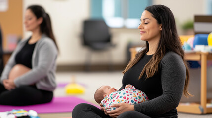 Cozy Prenatal Class with Newborn Care Instruction