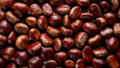 Wallpaper full of chestnuts