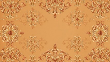 Elegant and luxurious seamless damask wallpaper design, home decor, classic, decor