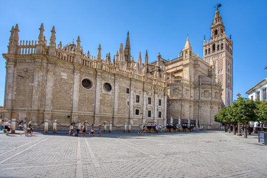 Exterior of the Cathedral of Seville, Spain