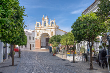 Obraz premium Beautiful white village of Zahara de la Sierra, Spain