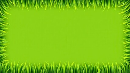 Fototapeta premium Realistic seamless grass border design for nature-themed projects, vector, realistic