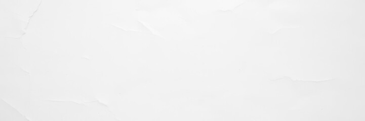 Fototapeta premium White paper texture background with creases and wrinkles, textured, background, material