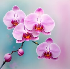 Obraz premium pink orchid flowers