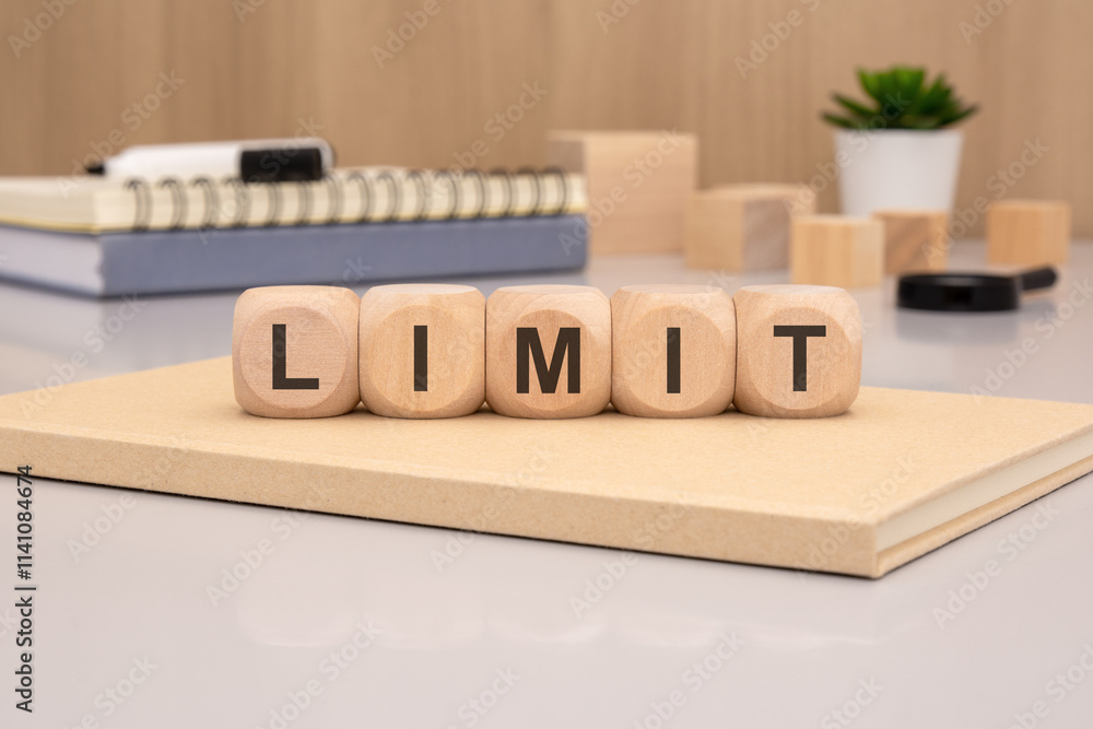 Poster understanding limits a detailed concept visualization using wooden blocks for better comprehension