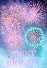 Fireworks Night Sky Colorful