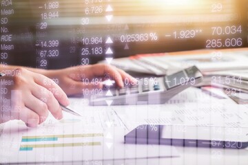 Money business graph diagram. Saving money concept.