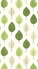 Fototapeta premium abstract forest patterns with clean lines and soft colors,