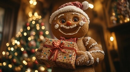 Christmas gingerbread character