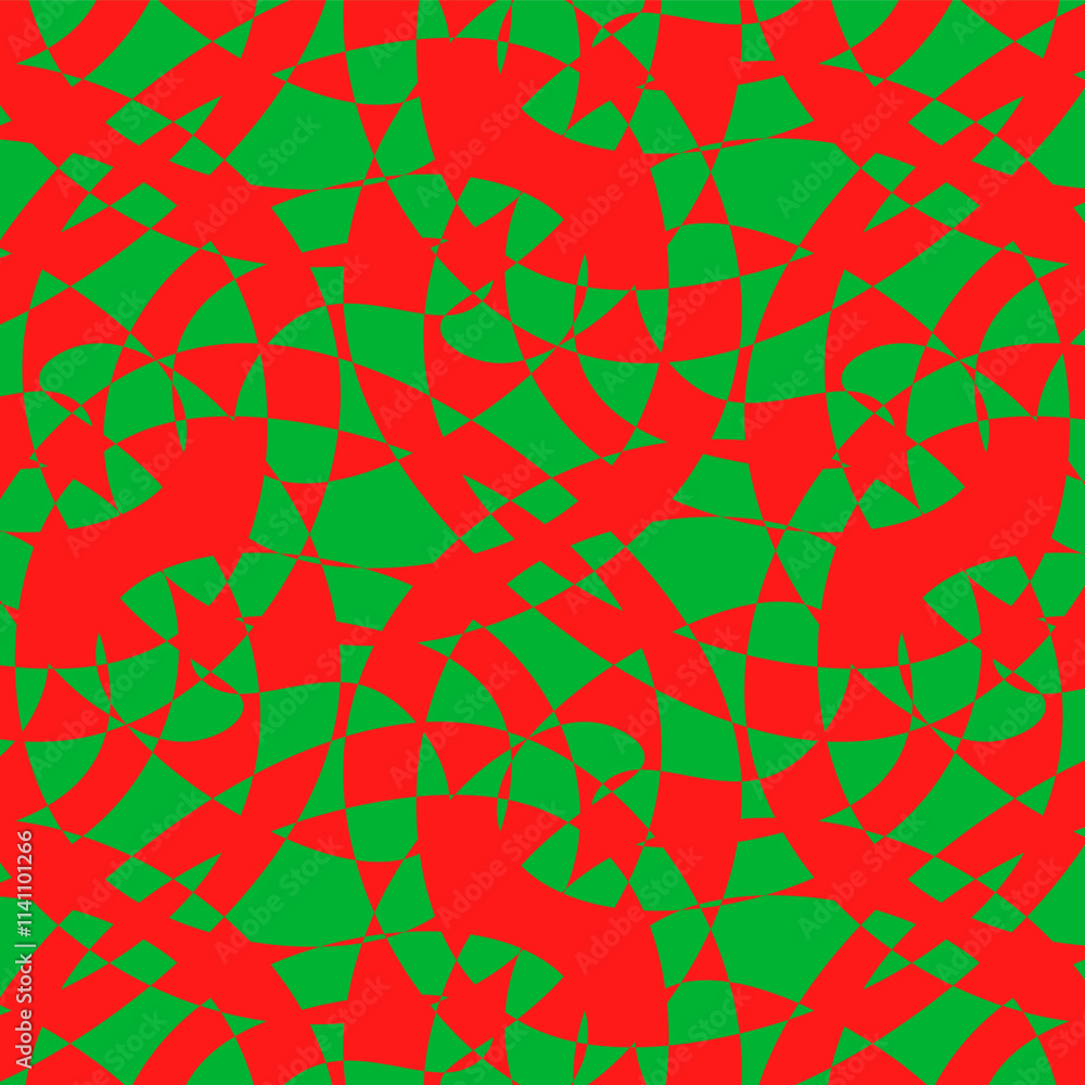 Poster abstract background with seamless irregular shape pattern