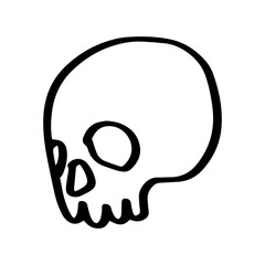  Illustration of a skull 
