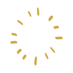 vintage light rays illustration