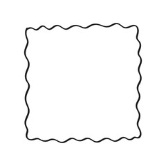 Obraz premium cute black frame element 