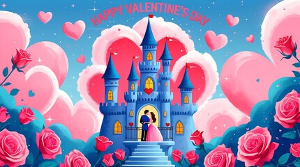 Romantic Valentine's Day Castle: A Fairytale Love Story