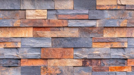 Close-up View of Weathered Brick Wall Texture, Timeless beauty of rustic brick wall background concept.