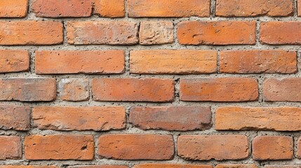 Obraz premium Textured Rustic Brick Wall Surface, Timeless beauty of rustic brick wall background concept.