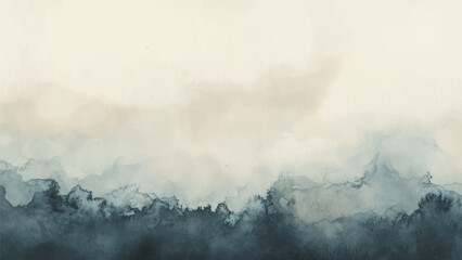 Abstract watercolor aesthetic horizontal background. Hand drawn vector splatter texture. Brush stroked painting pastel color watercolour