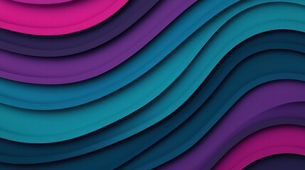 Fototapeta premium Abstract Wave Pattern in Blue, Purple, and Pink Tones for Design