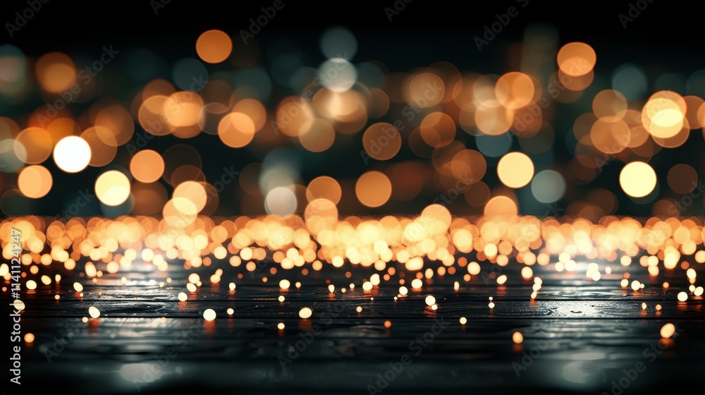Poster transform your visuals with a stunning bokeh effect, perfect for boosting your brand and making pres
