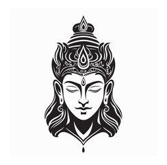 Lord Brahma logo design Vector Art, Icons, and Graphics