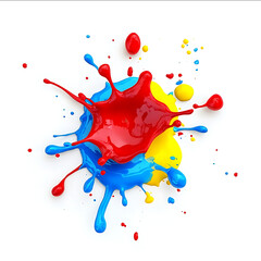 top down view of paint splatter a small drop of paint clip art svg vector