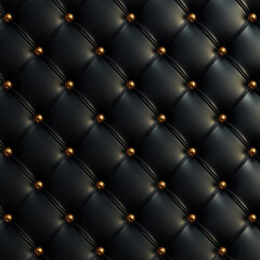 Fototapeta premium luxury dark background. Black leather texture for furniture
