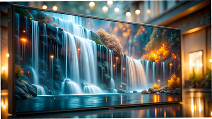 Modern Office Workspace With Laptop, Notepad, Coffee Mug and Houseplant - Productivity Concept