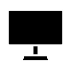 Computer monitor icon. Concept of technology, communication, and information.