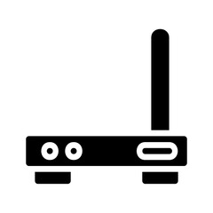 Wireless router icon. Concept of internet, connection, and network.