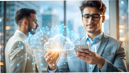 Modern Office Workspace with Laptop, Notepad, and Coffee Mug on Desk, Minimalist Design, Business Productivity Concept