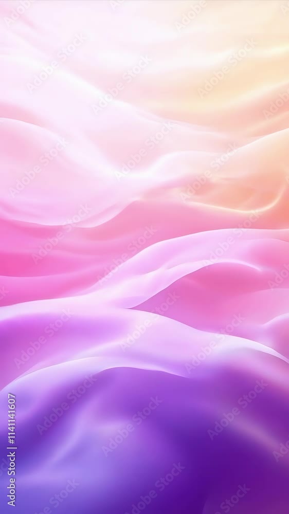 Poster colorful abstract background with motion, soft waves and satin fabric gradients. abstract background