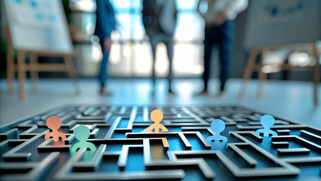 growth mindset and adaptability and innovation concept as Innovation manager promoting adaptability and growth mindset to foster creativity and innovation within the company. in  Photo Stock  Concept 