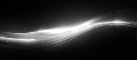 Black Gradient Background Noise Texture Abstract Monochrome Design with Dramatic Lighting and Soft Focus