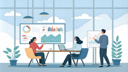 Stunning Sunrise Over Mountains Reflected in Tranquil Lake, Perfect Nature Landscape for Travel and Adventure Themes