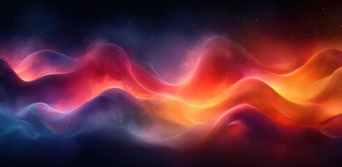 Surrealism Ethereal Digital Artwork Twilight Color Blend Background Pink Blue Yellow Purple Orange Red Gradient